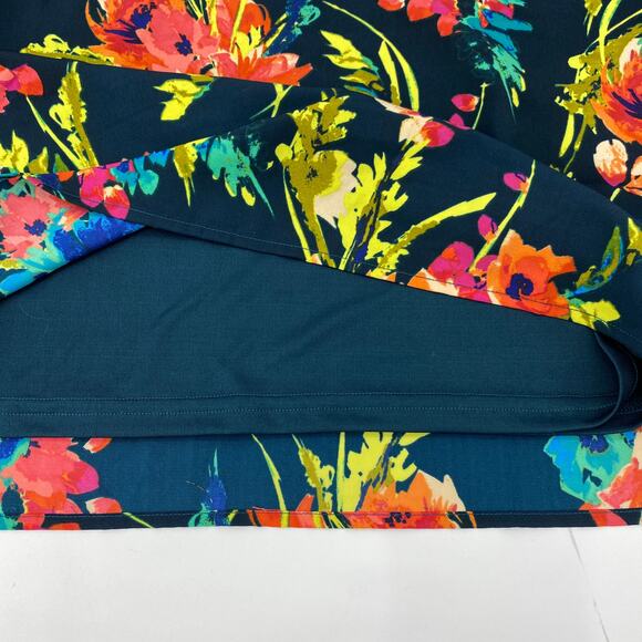 PINK OWL Women's Shift Dress Size S Floral Bell Sleeve Mini Boho Summer - Picture 5 of 8